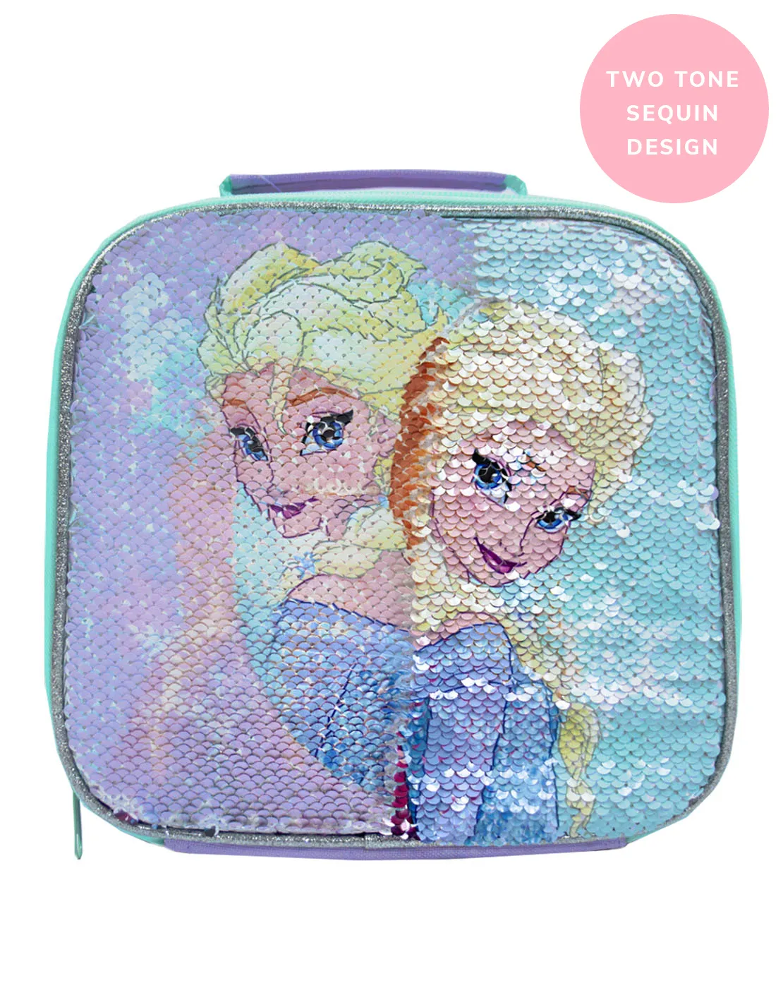 Disney Frozen Shimmer Sequin Lunchbag Set