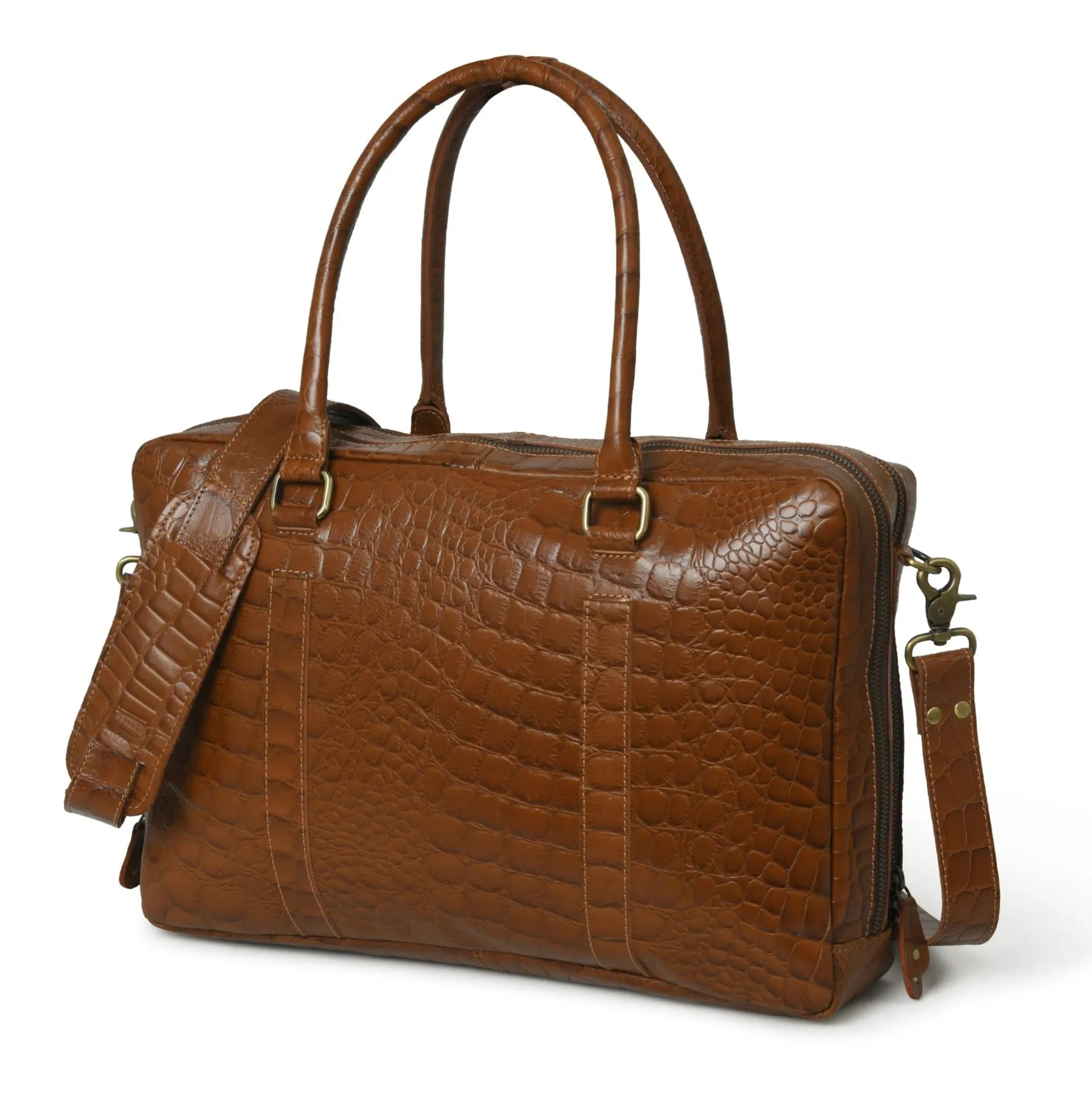 Easton Premium Buffalo Leather Laptop Office Briefcase