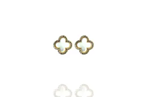 EK-71/GW - Mother of Pearl Stud Earrings