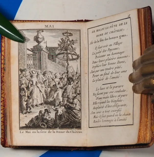 Etrennes du Sentiment, dediees aux ames bienfaisantes. A.P.D.R. >>SCARCE MINIATURE ALMANAC<< Publication Date: 1784 Condition: Very Good. >>MINIATURE BOOK<<