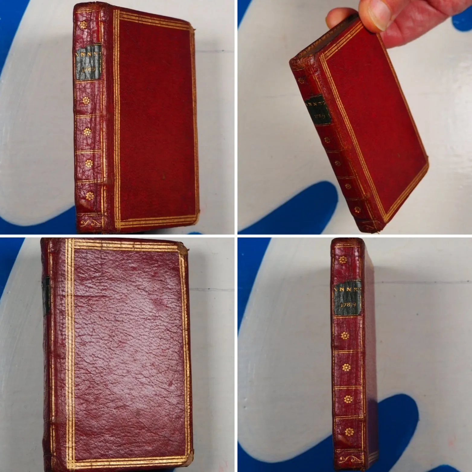 Etrennes du Sentiment, dediees aux ames bienfaisantes. A.P.D.R. >>SCARCE MINIATURE ALMANAC<< Publication Date: 1784 Condition: Very Good. >>MINIATURE BOOK<<