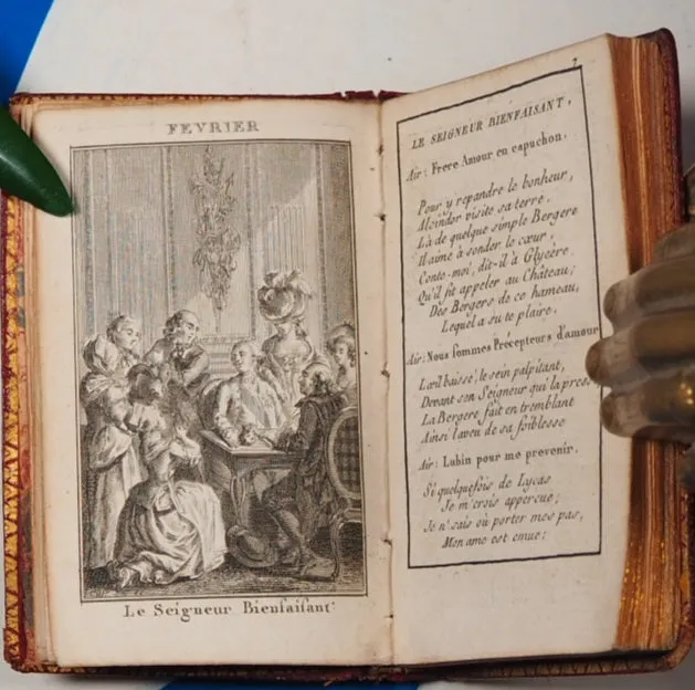 Etrennes du Sentiment, dediees aux ames bienfaisantes. A.P.D.R. >>SCARCE MINIATURE ALMANAC<< Publication Date: 1784 Condition: Very Good. >>MINIATURE BOOK<<
