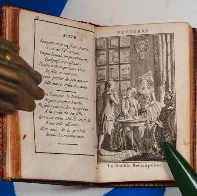 Etrennes du Sentiment, dediees aux ames bienfaisantes. A.P.D.R. >>SCARCE MINIATURE ALMANAC<< Publication Date: 1784 Condition: Very Good. >>MINIATURE BOOK<<