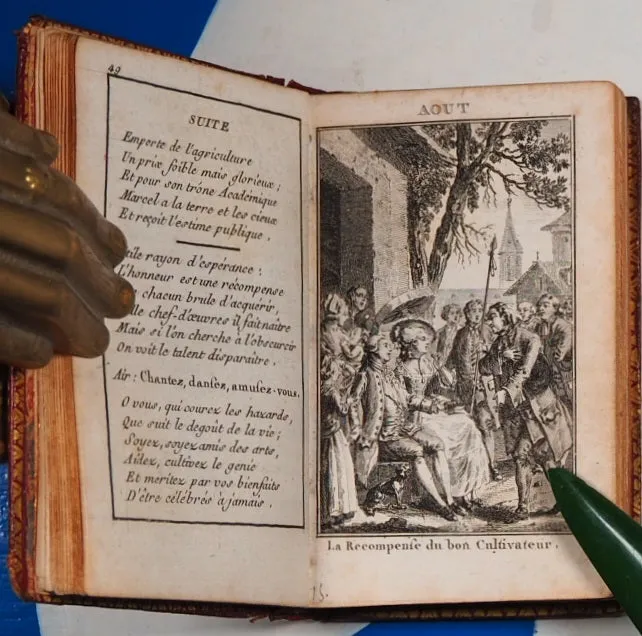 Etrennes du Sentiment, dediees aux ames bienfaisantes. A.P.D.R. >>SCARCE MINIATURE ALMANAC<< Publication Date: 1784 Condition: Very Good. >>MINIATURE BOOK<<