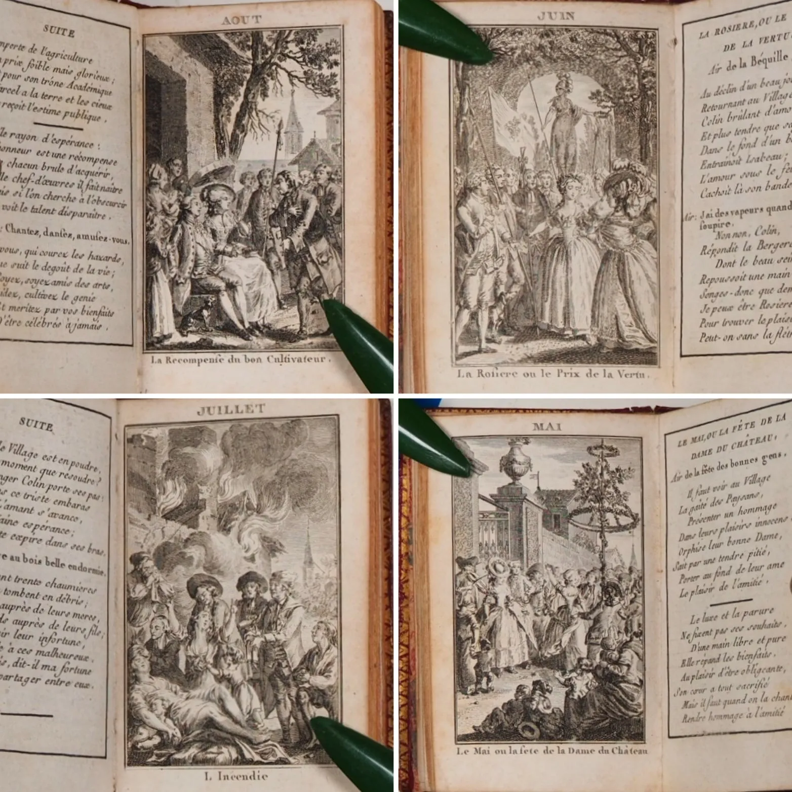 Etrennes du Sentiment, dediees aux ames bienfaisantes. A.P.D.R. >>SCARCE MINIATURE ALMANAC<< Publication Date: 1784 Condition: Very Good. >>MINIATURE BOOK<<