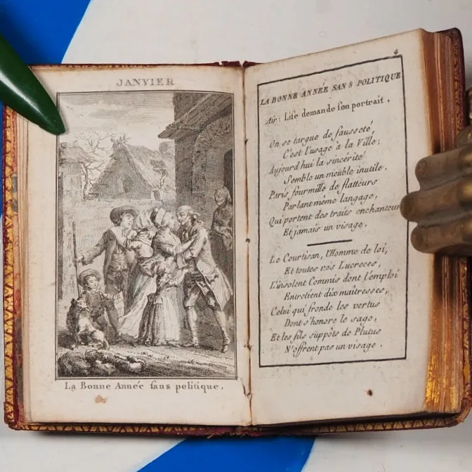 Etrennes du Sentiment, dediees aux ames bienfaisantes. A.P.D.R. >>SCARCE MINIATURE ALMANAC<< Publication Date: 1784 Condition: Very Good. >>MINIATURE BOOK<<