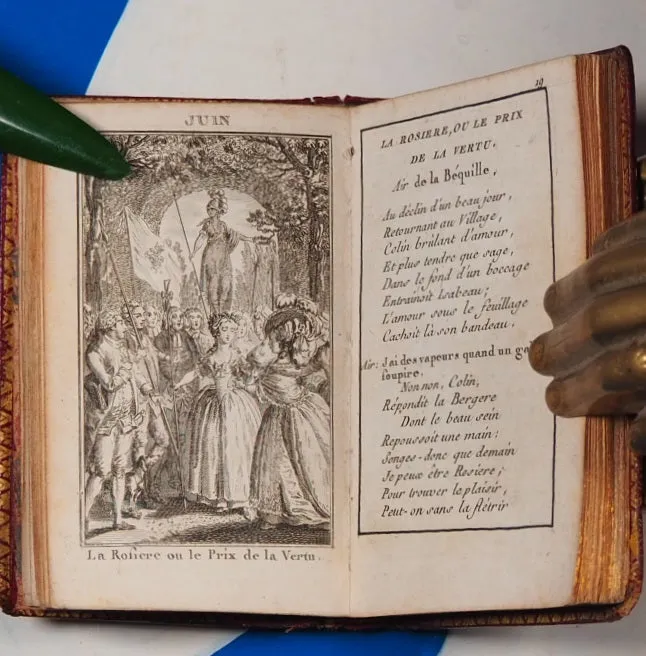Etrennes du Sentiment, dediees aux ames bienfaisantes. A.P.D.R. >>SCARCE MINIATURE ALMANAC<< Publication Date: 1784 Condition: Very Good. >>MINIATURE BOOK<<