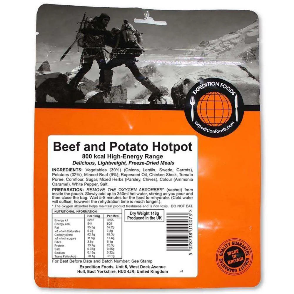 Expedition Foods - Beef and Potato Hotpot (High Energy)