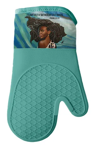 Fearfully and Wonderfully Made Oven Mitt/Pot Holder Set