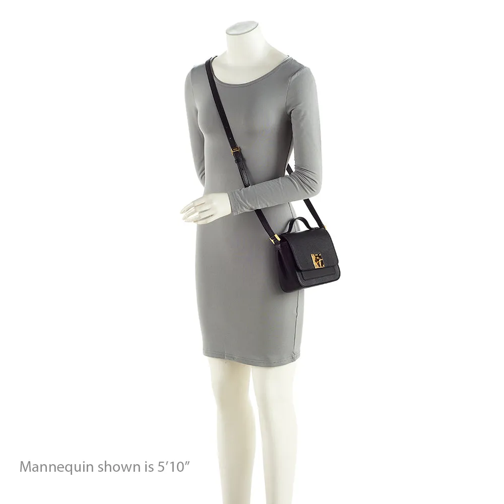 Fendi Leather Borsa Mini Crossbody Bag (SHF-19852)