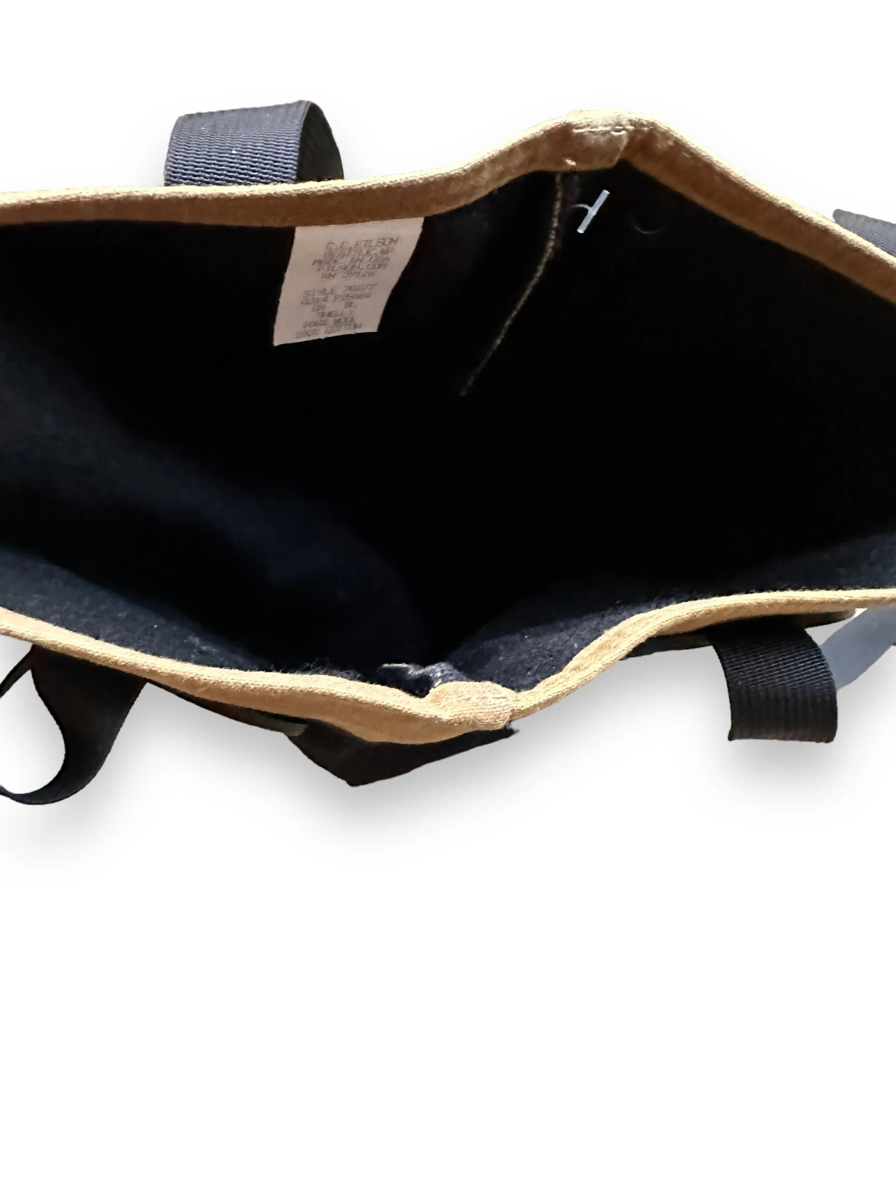 Filson Wool Tin Cloth Tote Bag SZ S |  Barn Owl Vintage Goods | Vintage Filson Workwear Seattle