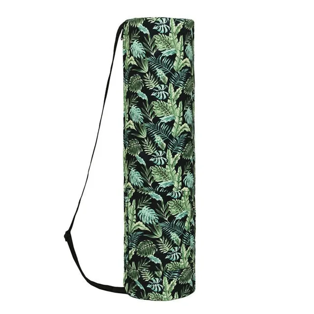 Fitness Mat Bag for Yoga, Pilates Mat. Waterproof, Zipper Pocket. WickedYo.