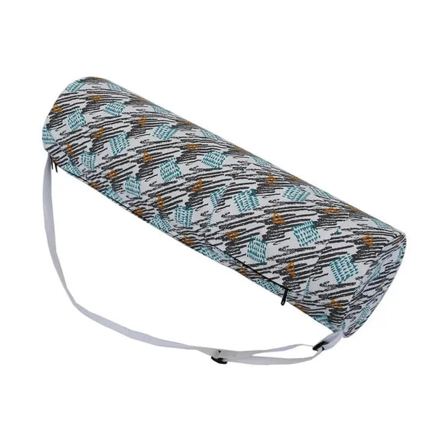 Fitness Mat Bag for Yoga, Pilates Mat. Waterproof, Zipper Pocket. WickedYo.
