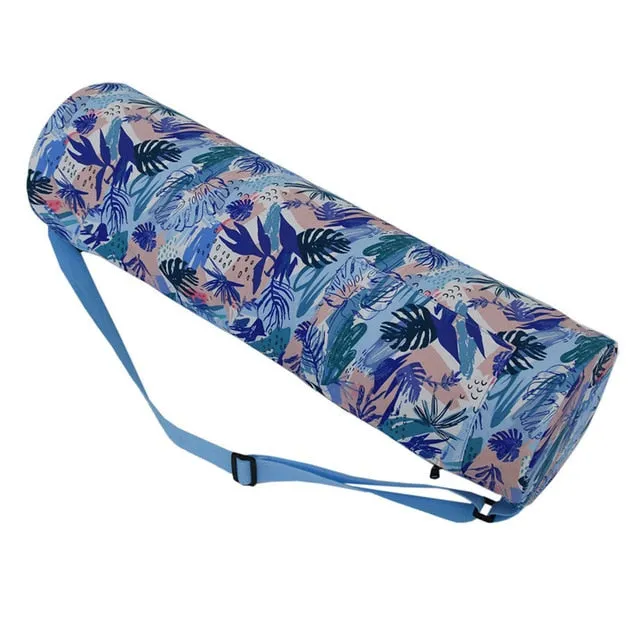 Fitness Mat Bag for Yoga, Pilates Mat. Waterproof, Zipper Pocket. WickedYo.