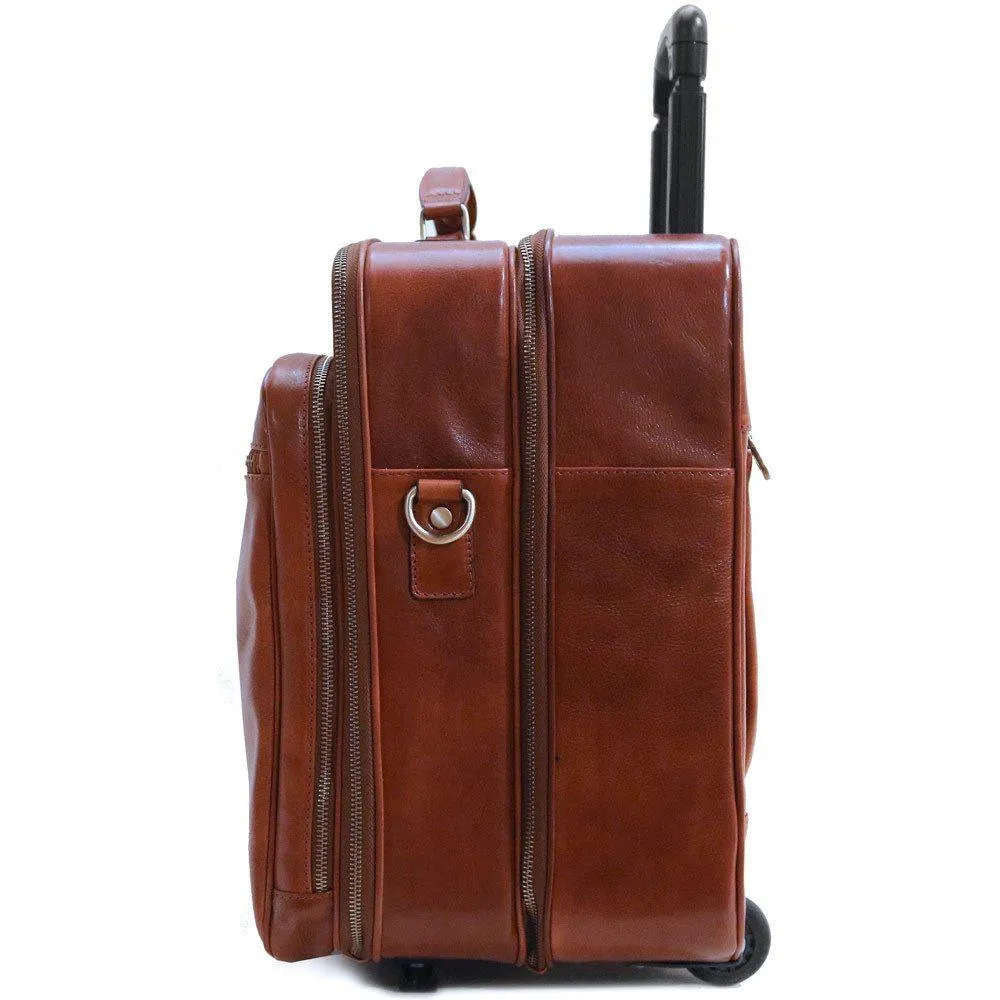 Floto Leather FC Aviator Trolley