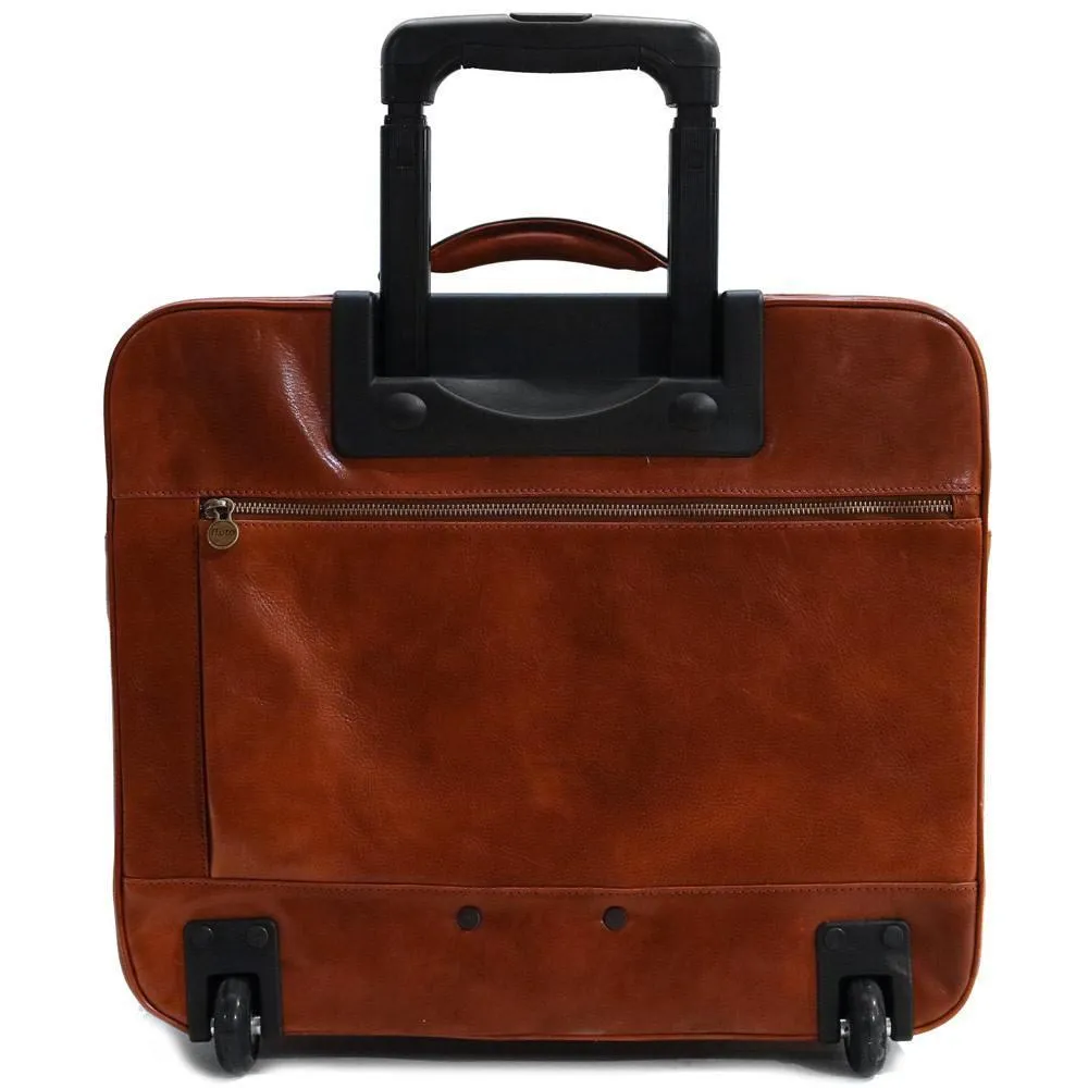 Floto Leather FC Aviator Trolley
