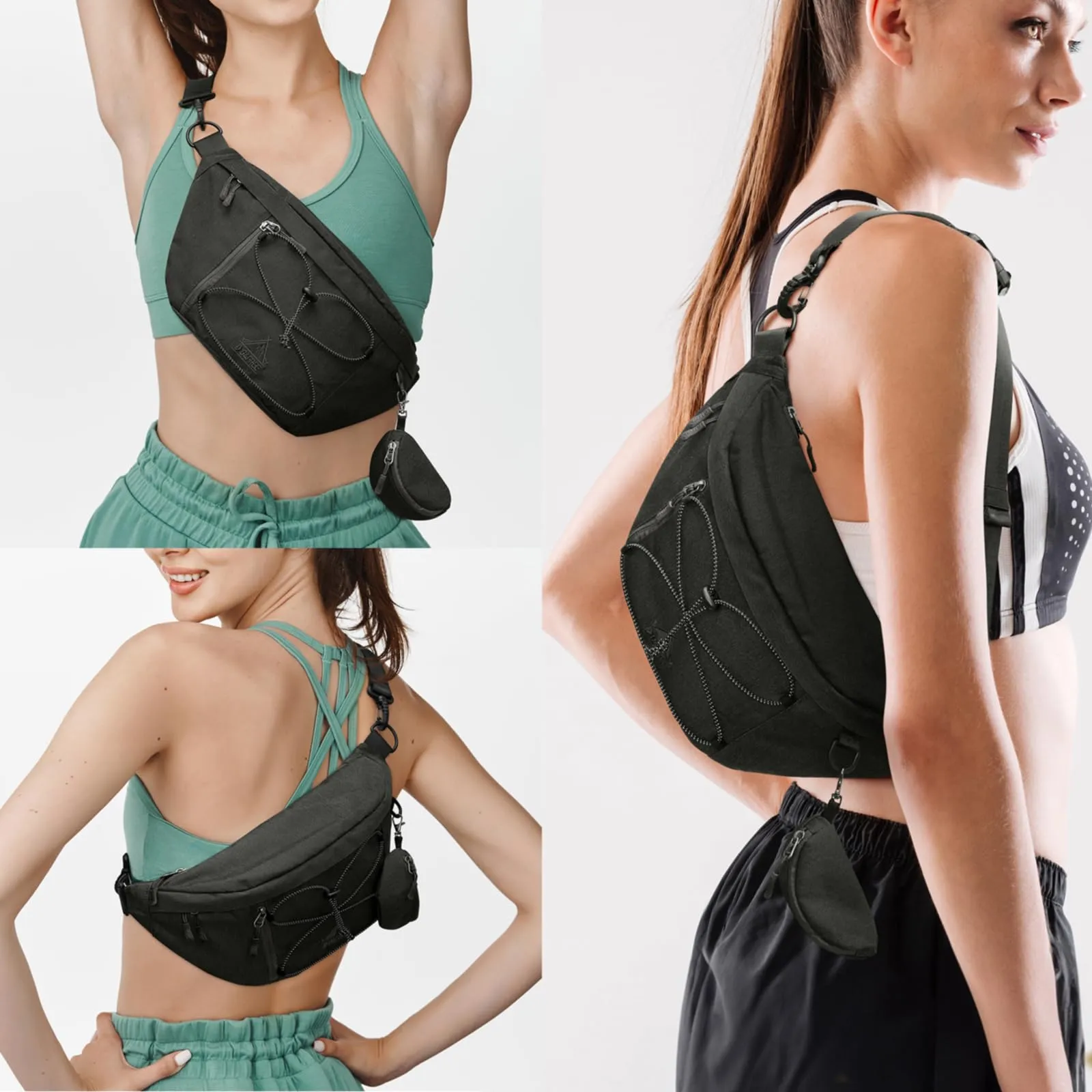 G4Free Sling Bag RFID Blocking Over Shoulder Belt Bag