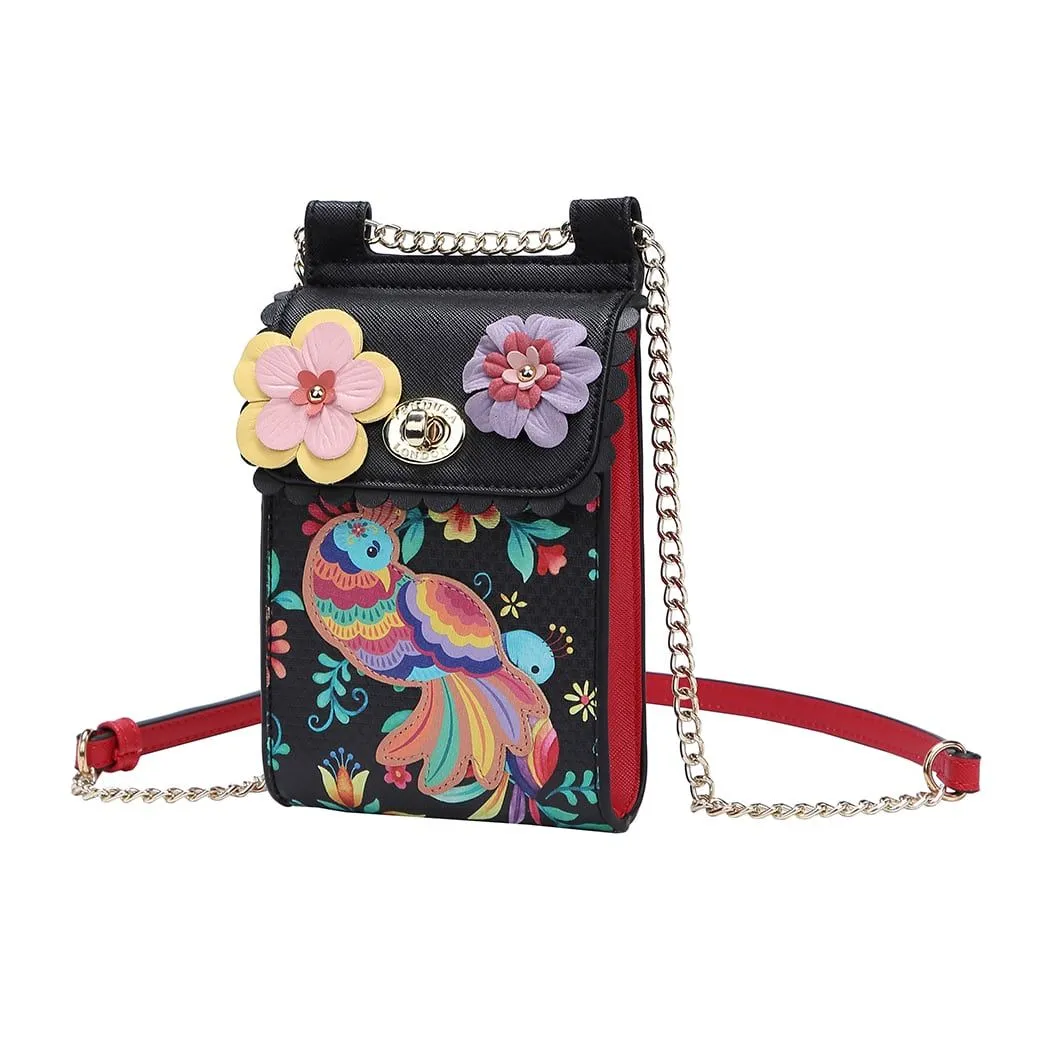 Gardens of the World Mexico Eva Mobile Pouch Bag by Vendula London