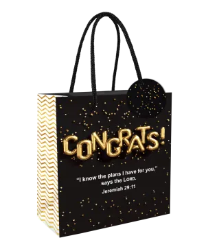 Gift Bag and Tag - Congratulations!