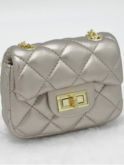Girls Quilted Crossbody Handbag