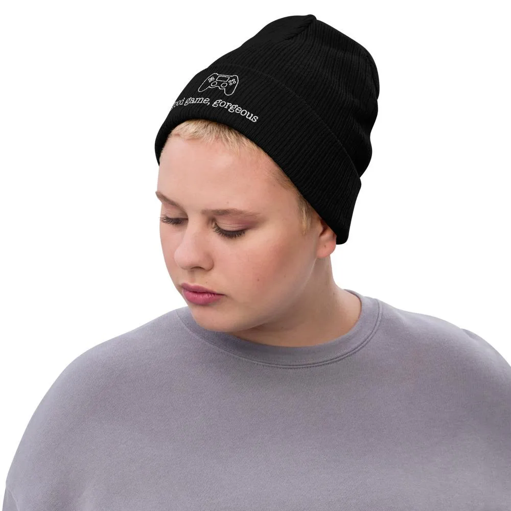 Good Game, Gorgeous | Recycled cuffed beanie