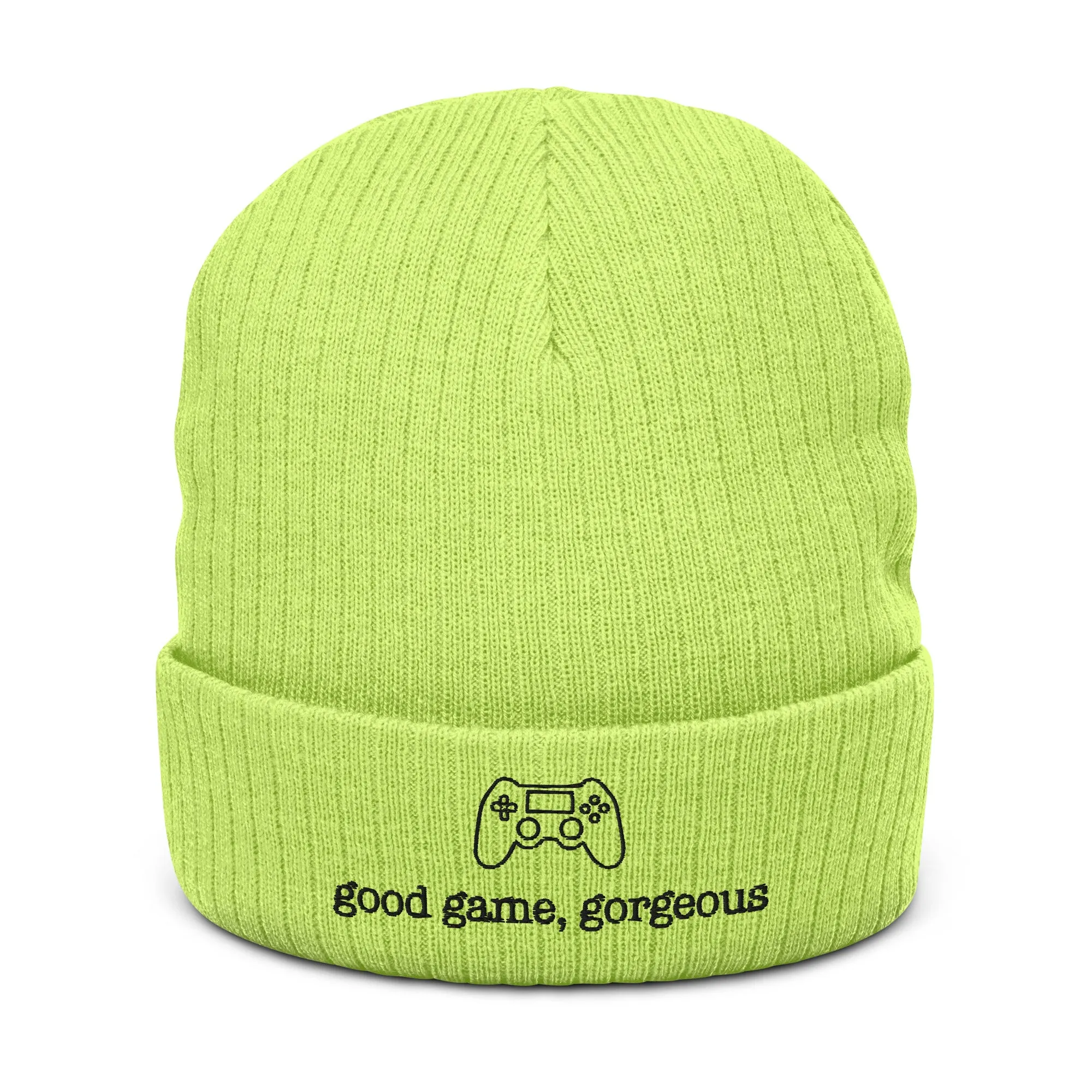 Good Game, Gorgeous | Recycled cuffed beanie