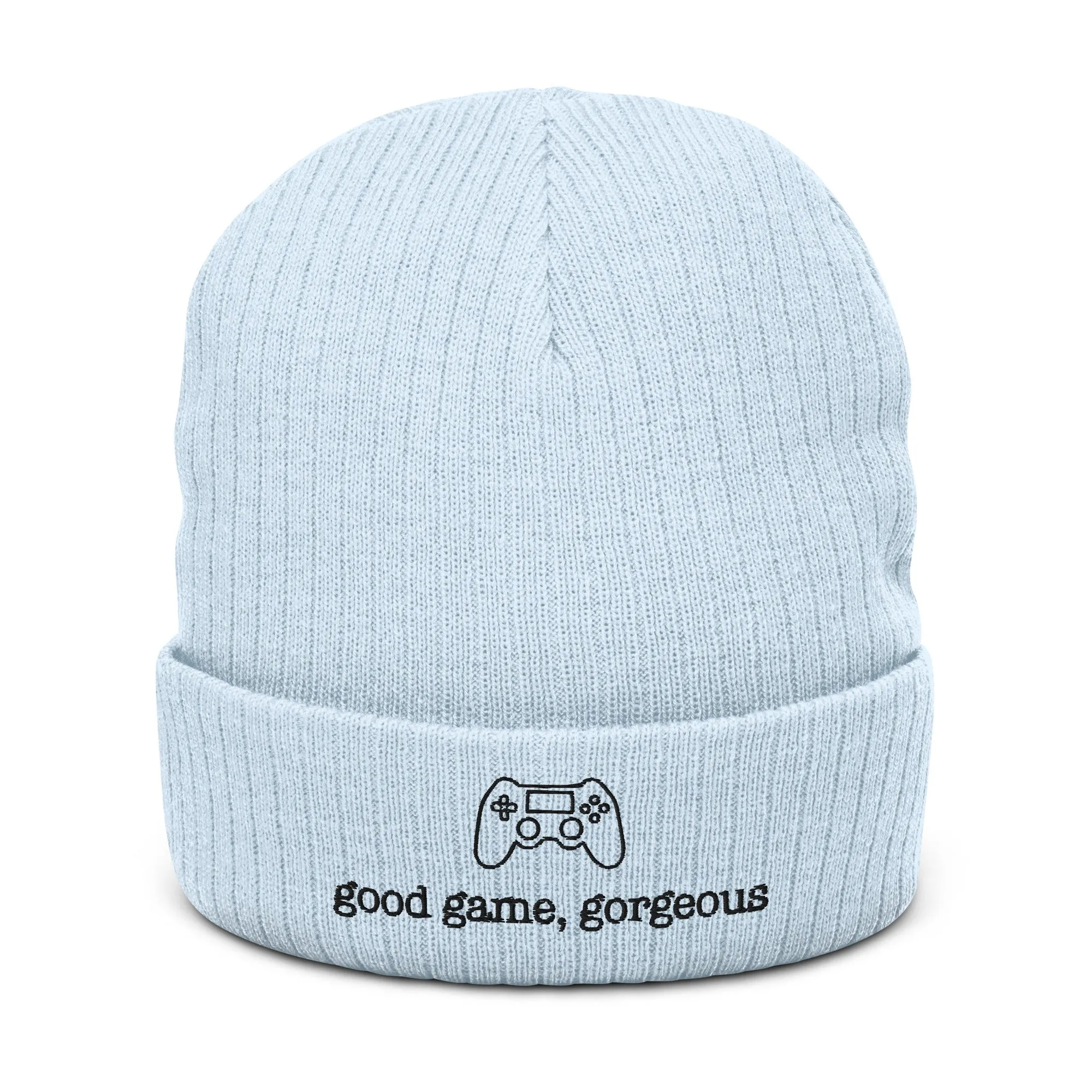 Good Game, Gorgeous | Recycled cuffed beanie