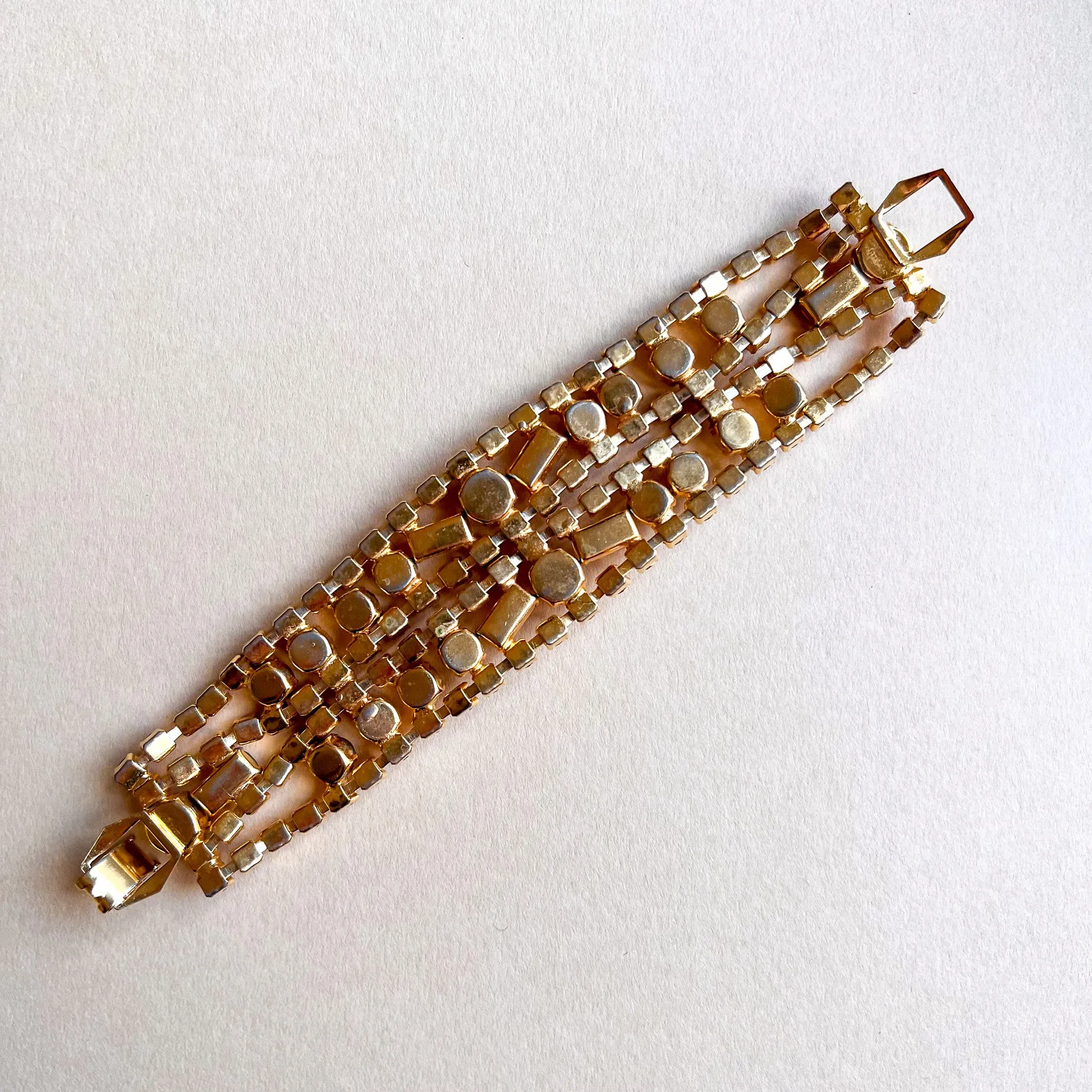 Gorgeous 1960s Citrine Gemstone Bracelet