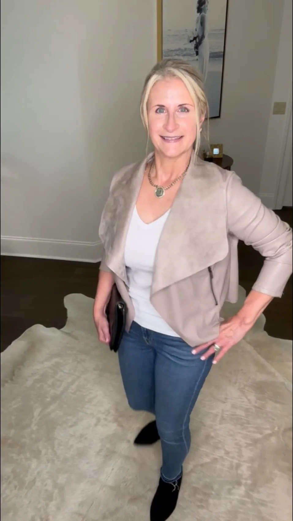 Gorgeous (and Realistic) Faux Leather Jacket