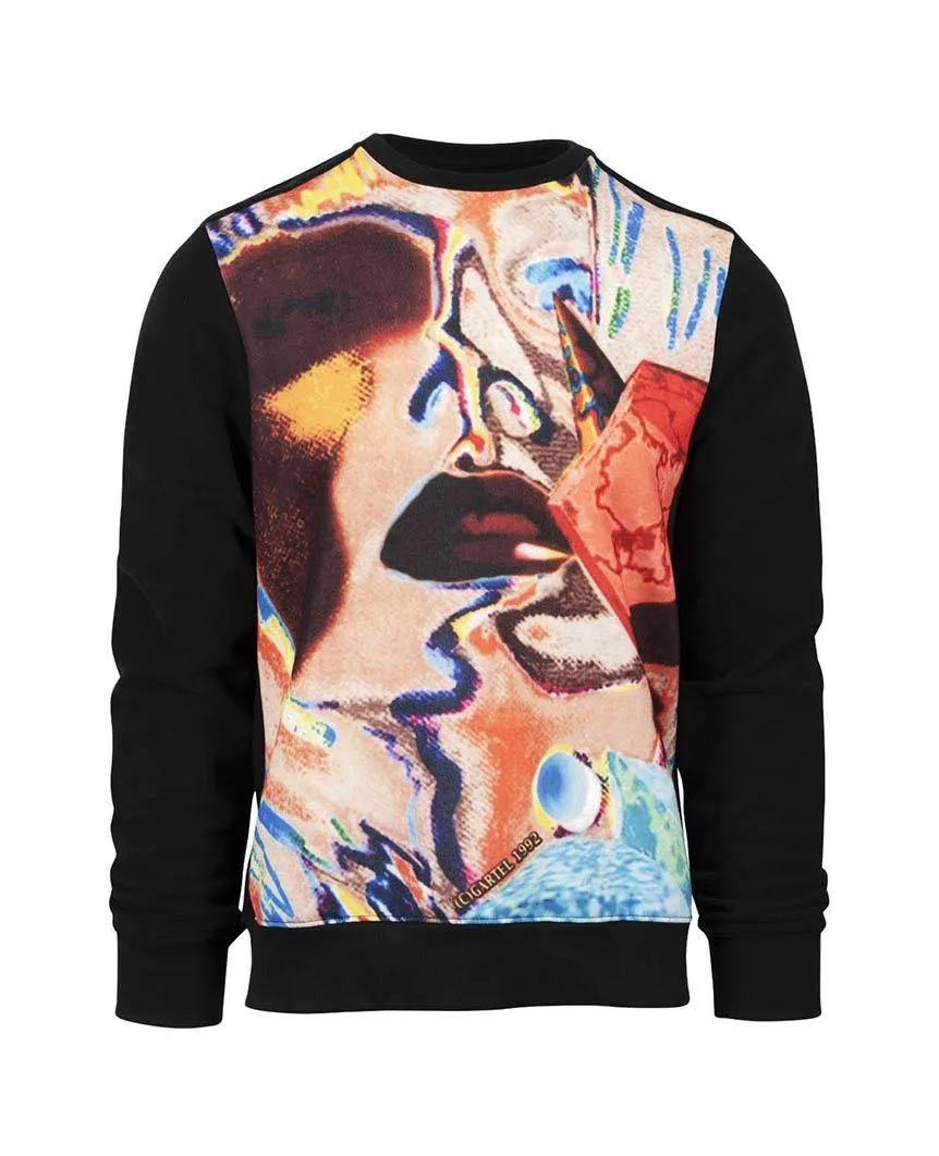 Gorgeous Face Laurence Gartel Crewneck Black