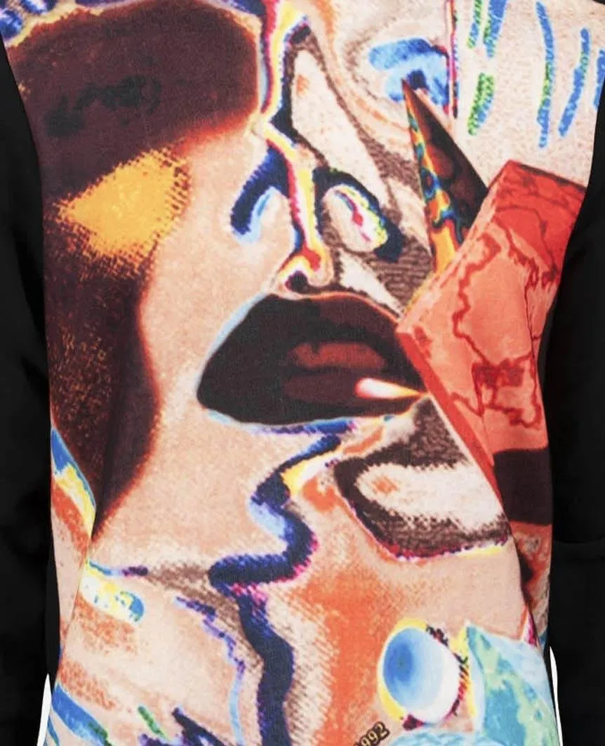 Gorgeous Face Laurence Gartel Crewneck Black