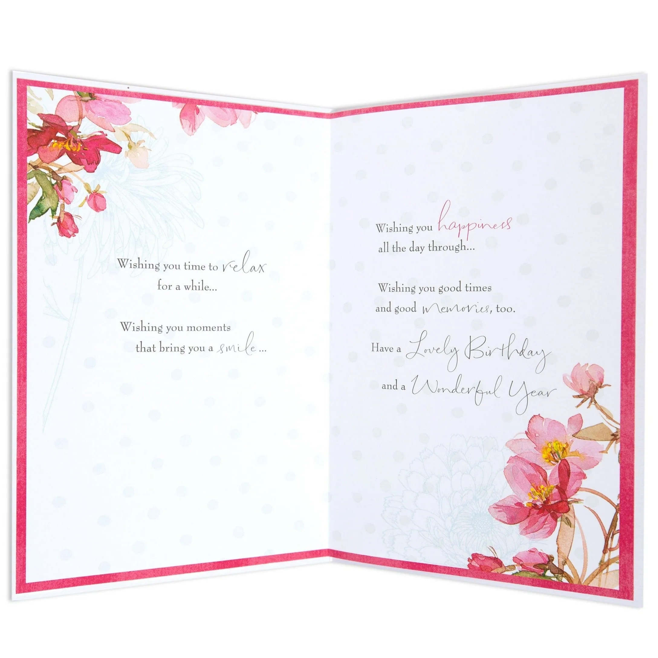Gorgeous Floral by Lucy Cromwell Birthday Card
