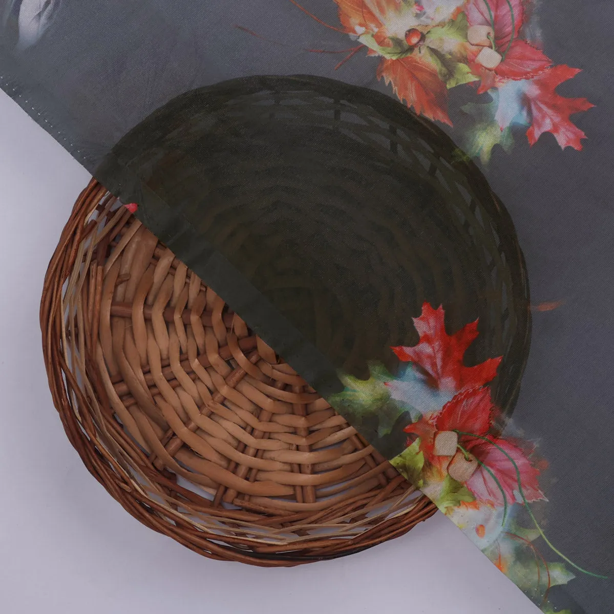 Gorgeous Floral Organza Printed Fabric Material