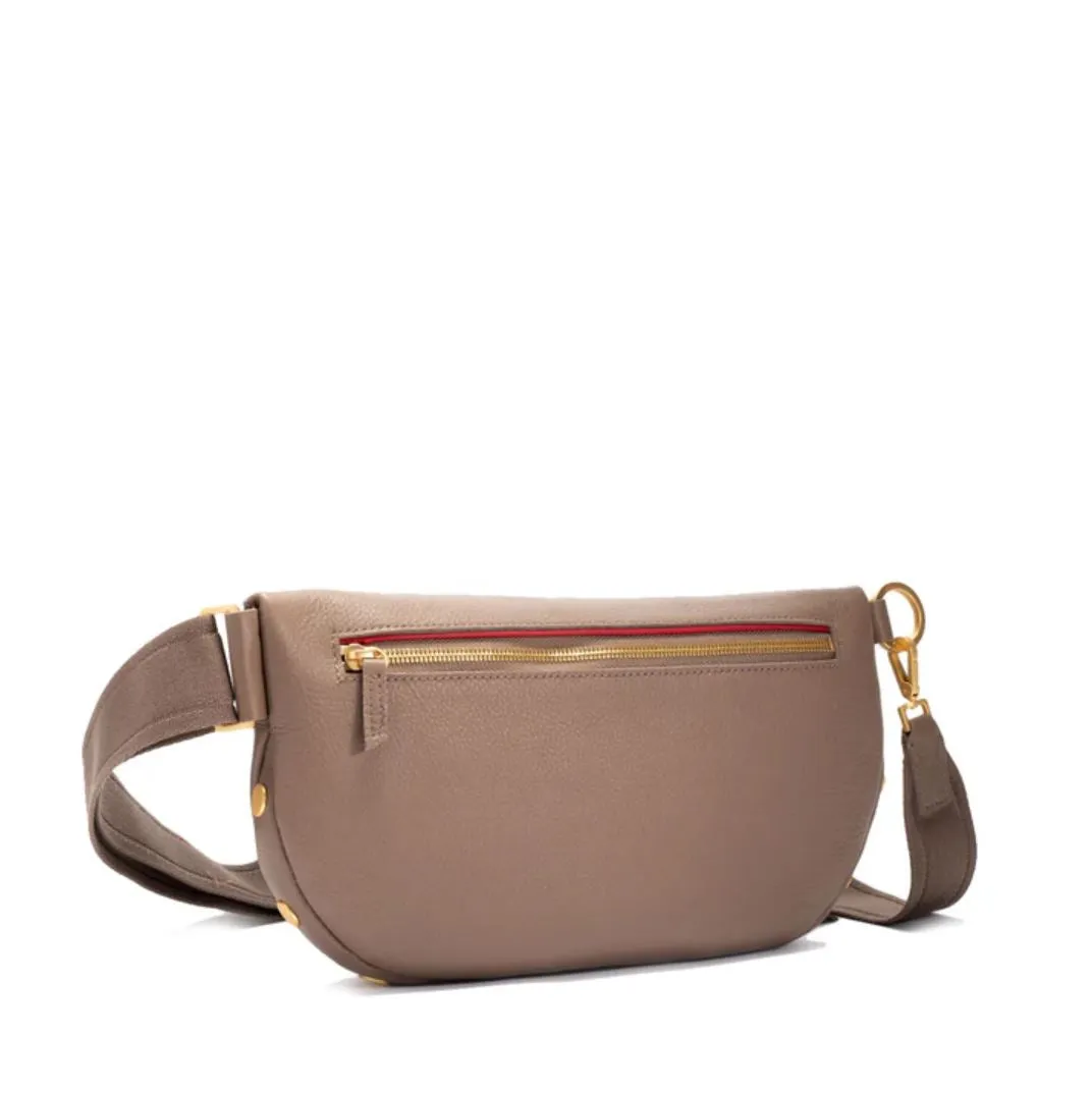 Hammitt Charles Crossbody in Sculpted Taupe/Brushed Gold