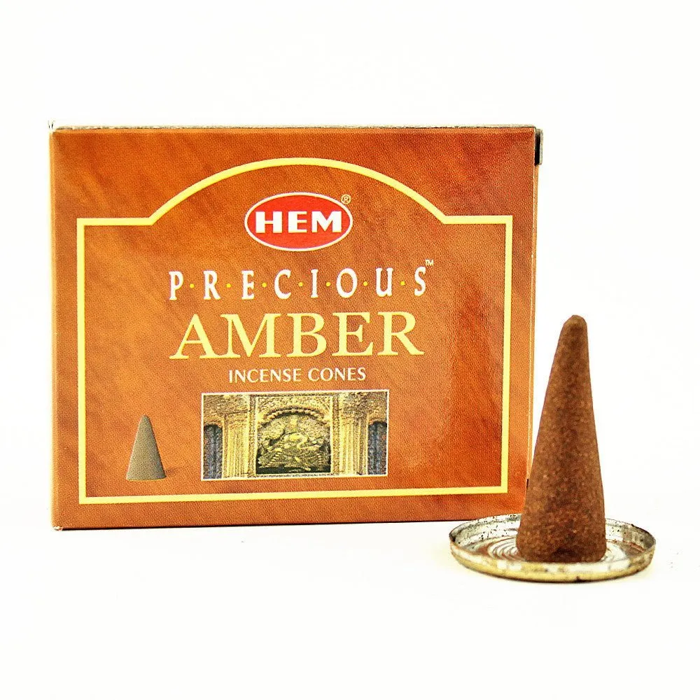 HEM Precious Amber Incense Cones