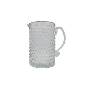 Hobnail Glass Pitcher Clear