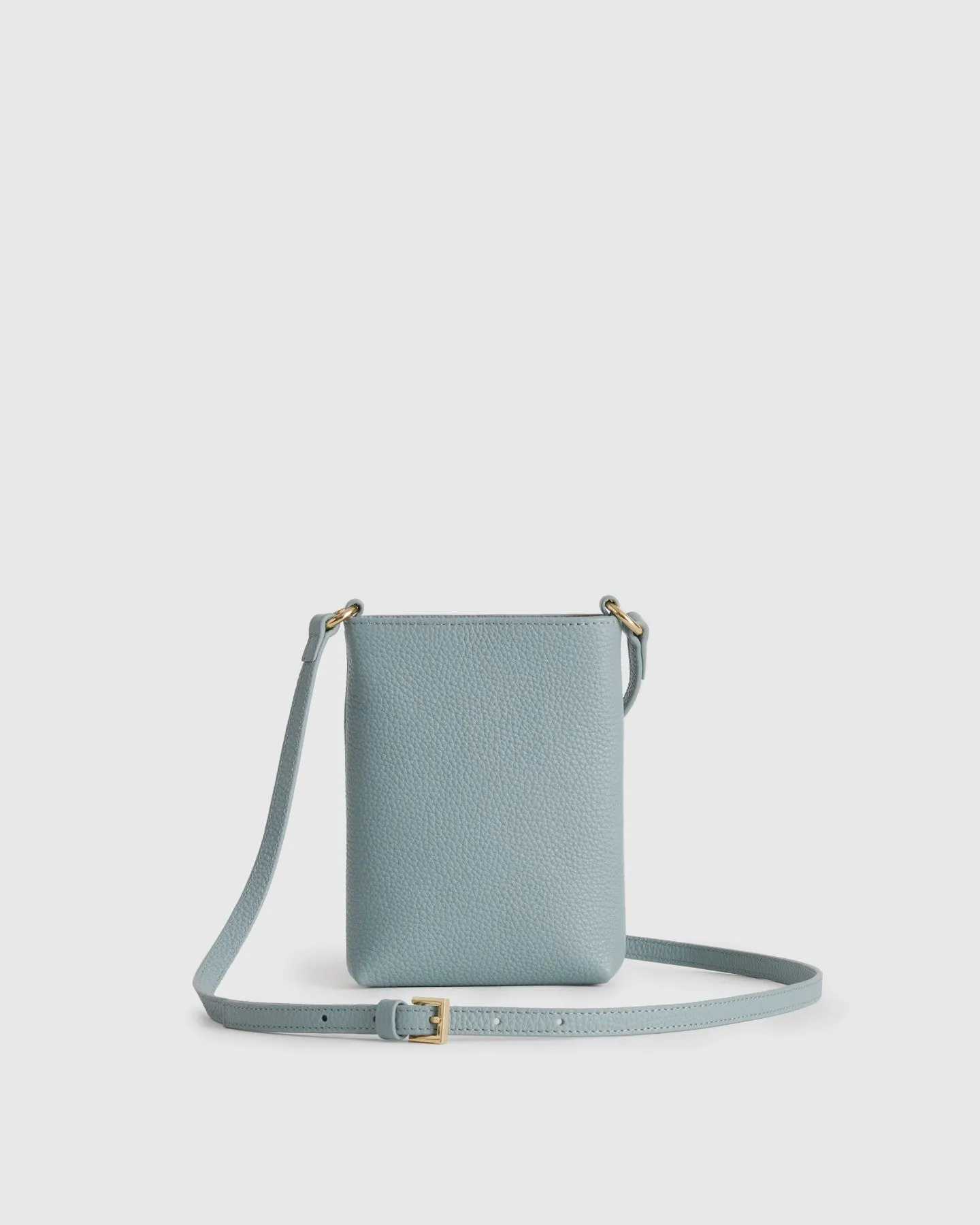 Italian Pebbled Leather Phone Crossbody