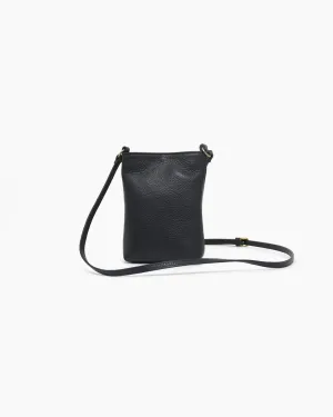 Italian Pebbled Leather Phone Crossbody