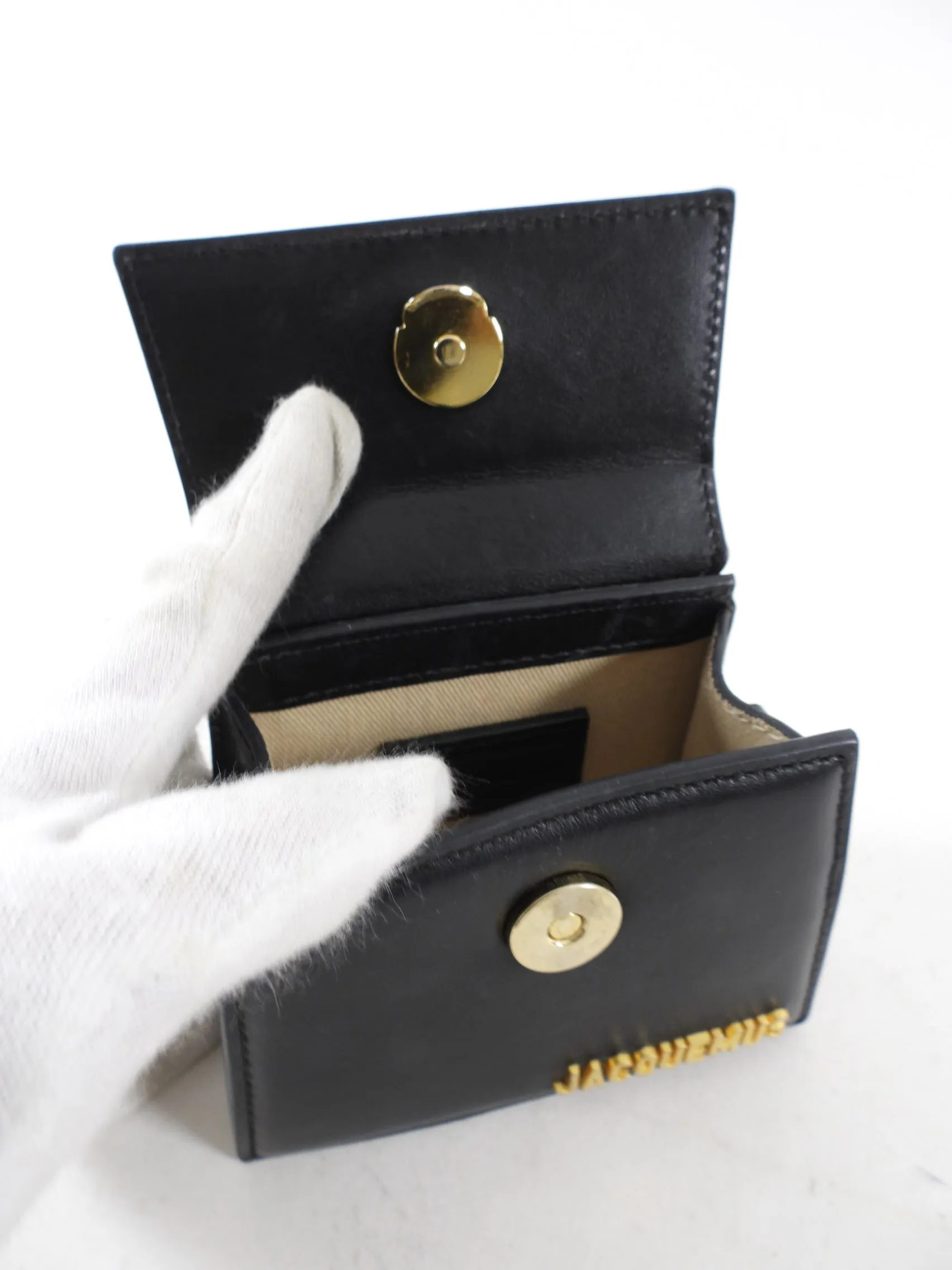 Jacquemus Le Chiquito Mini Black Leather Micro Bag