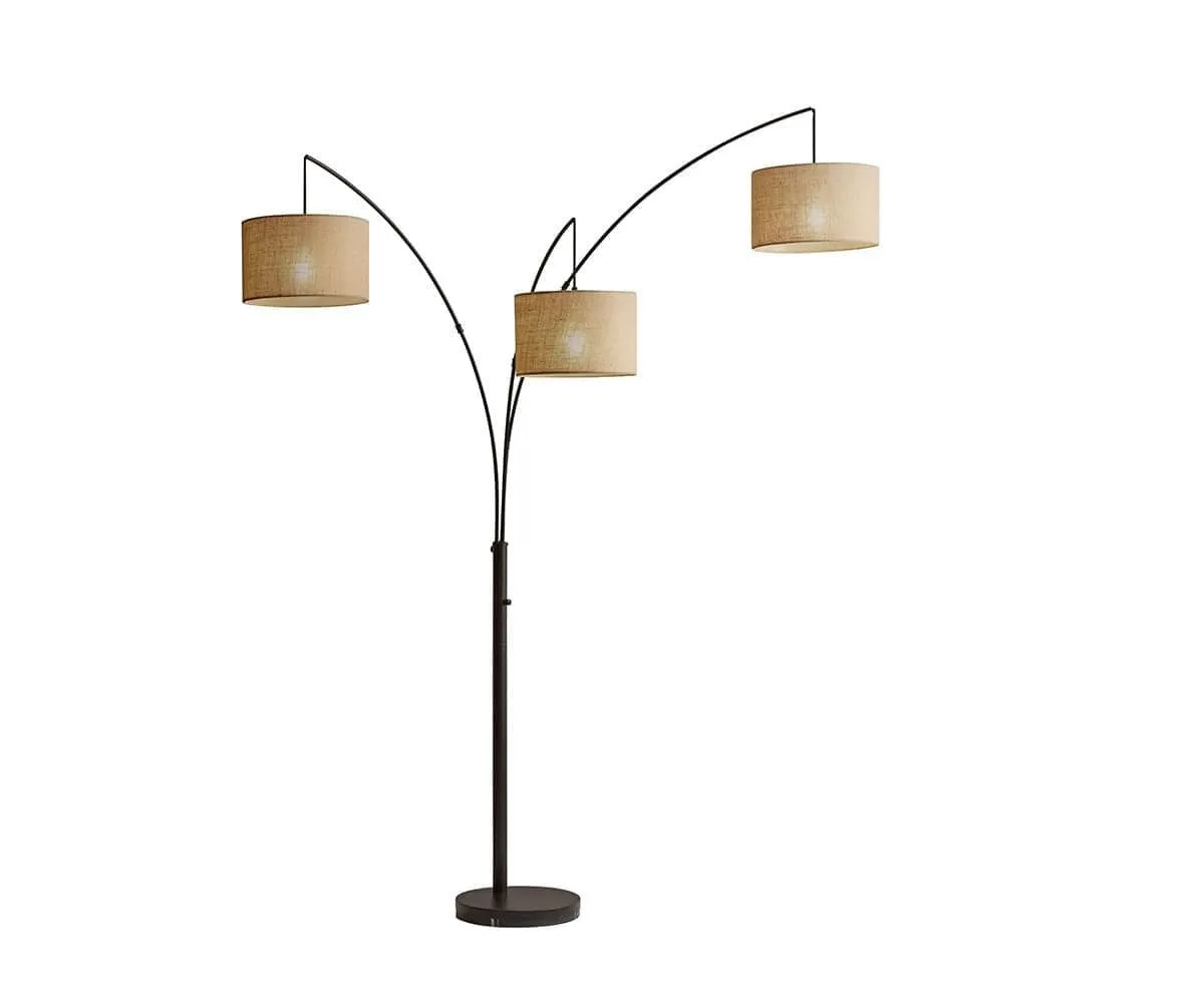 Jan 3-Light Arch Floor Lamp