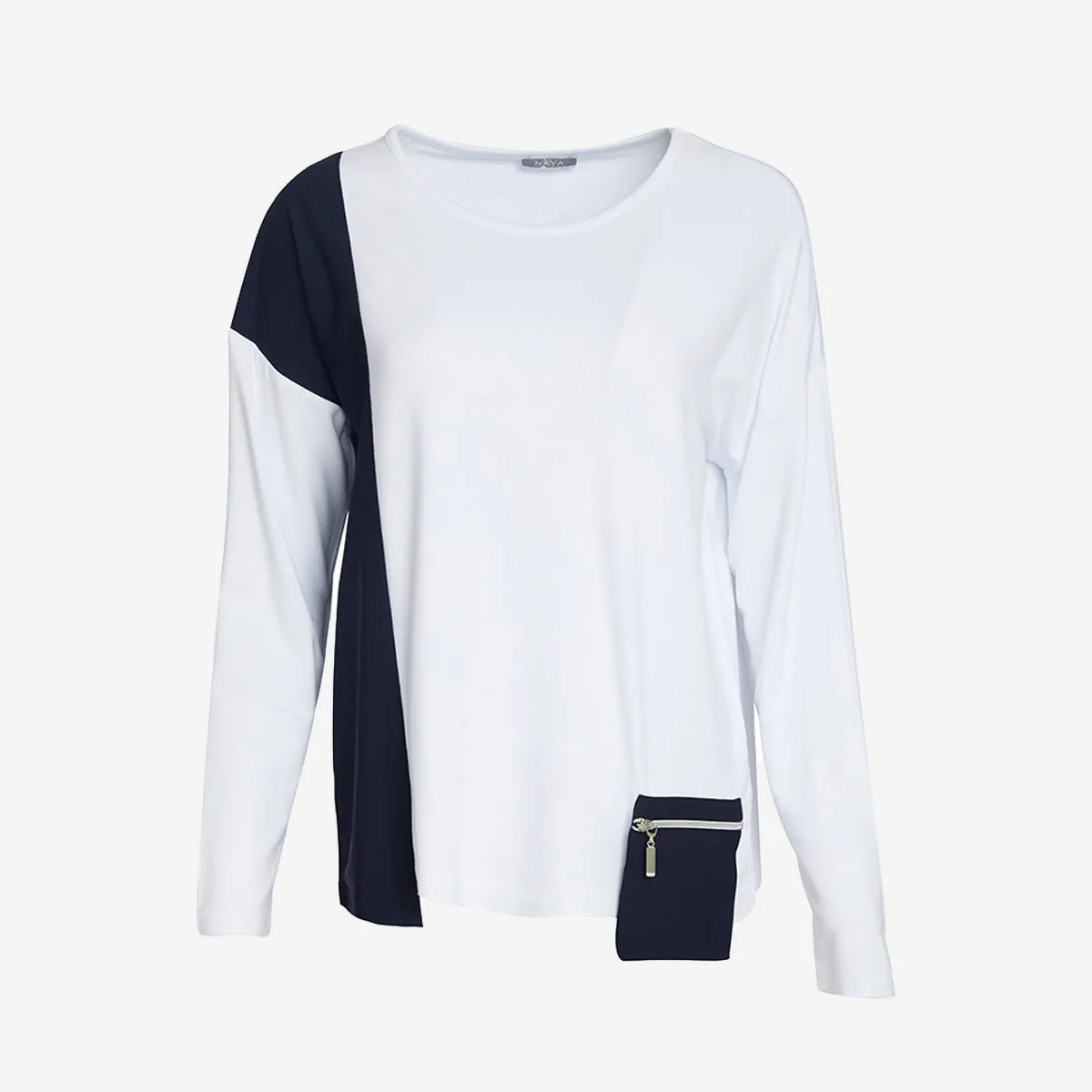 JERSEY TOP WITH POCKET DETAIL