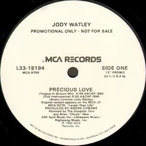 Jody Watley - Precious Love (12", Promo) (VG )