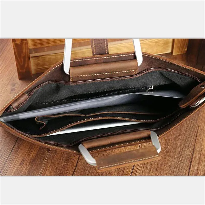 Joyir 2019 Crazy horse leather briefcase for man
