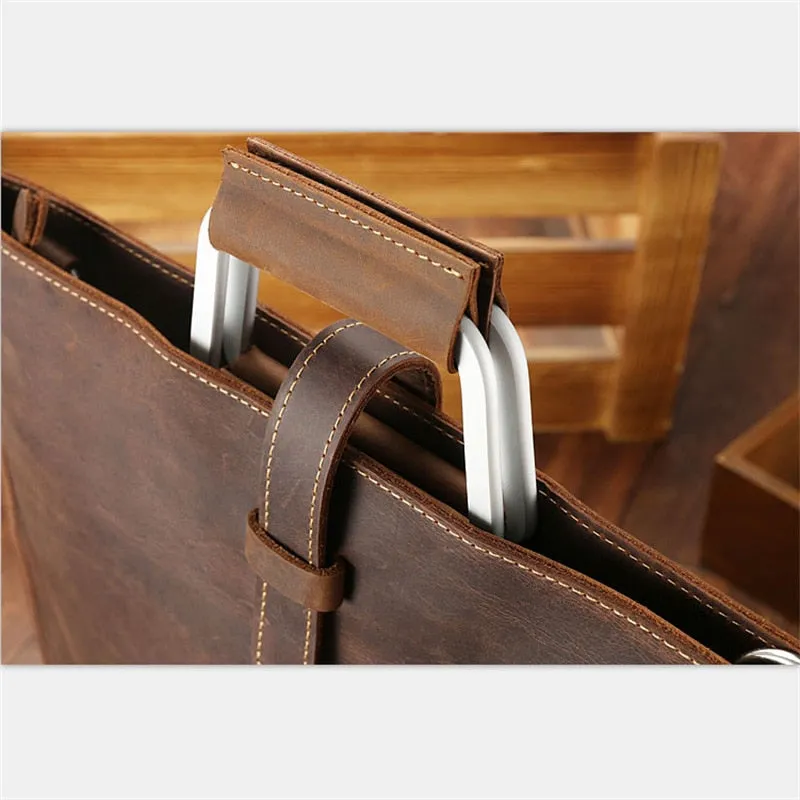 Joyir 2019 Crazy horse leather briefcase for man