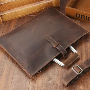 Joyir 2019 Crazy horse leather briefcase for man