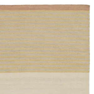 Kalan Wool Rug [Natural white & Terracotta & Clay]