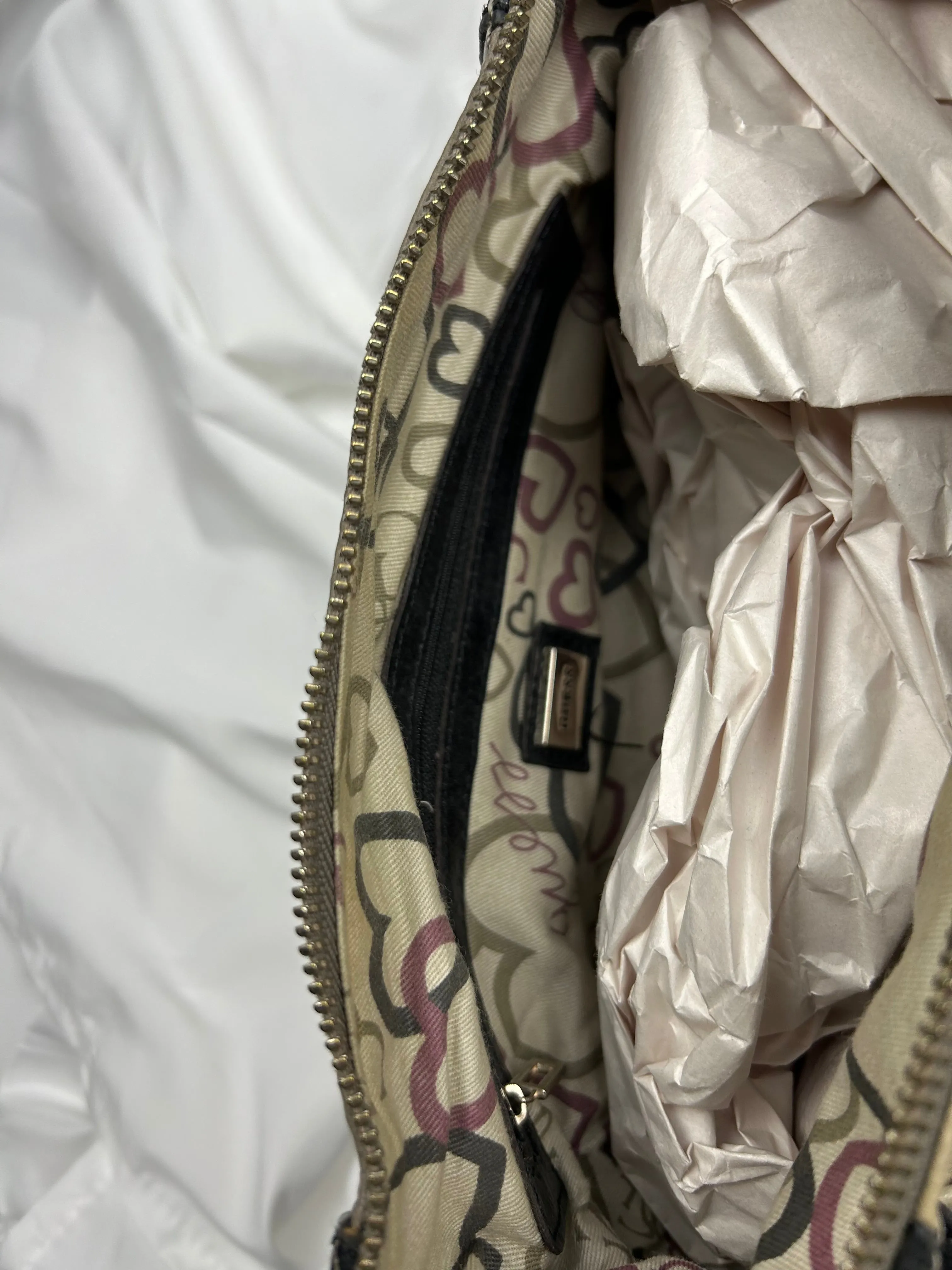 Khaki lace up besace uni crossbody bag