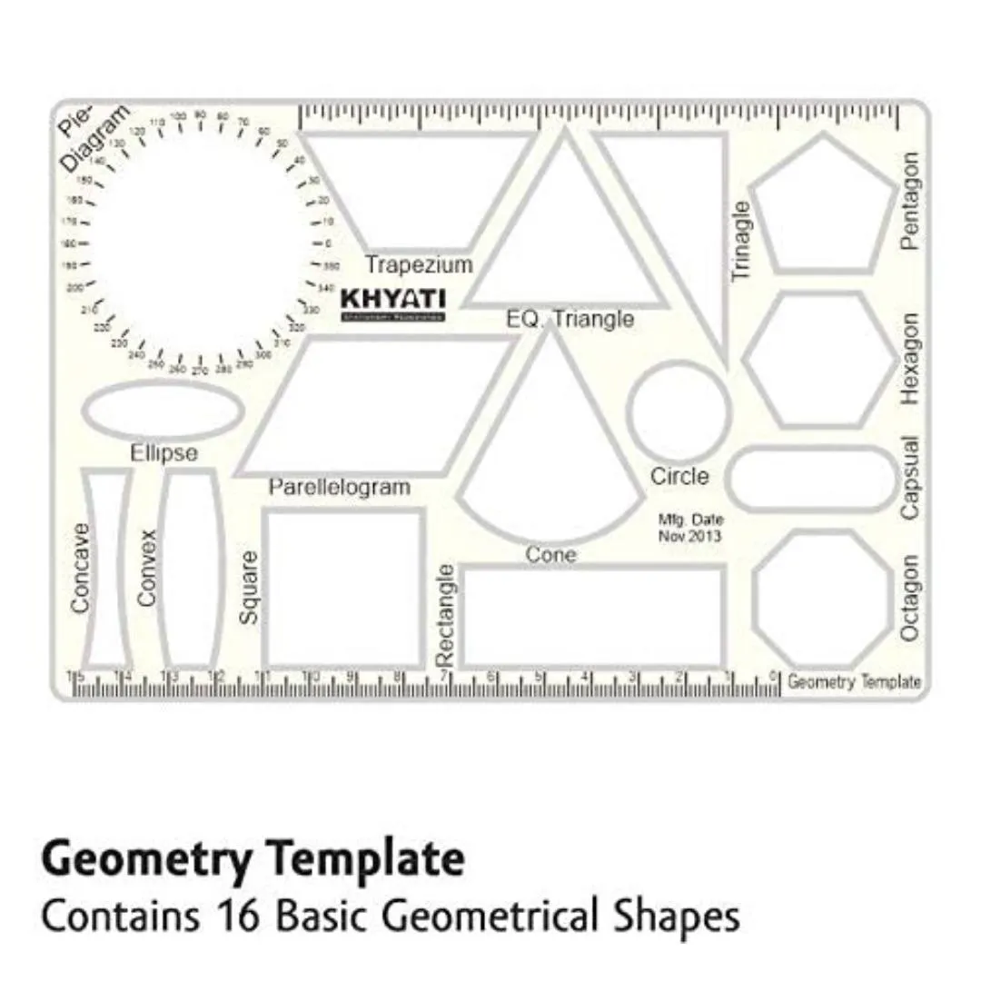 Khyati Geometry Template (16 Shapes)