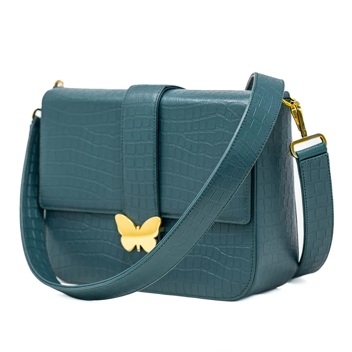 Leather Bag Monochrome Forest