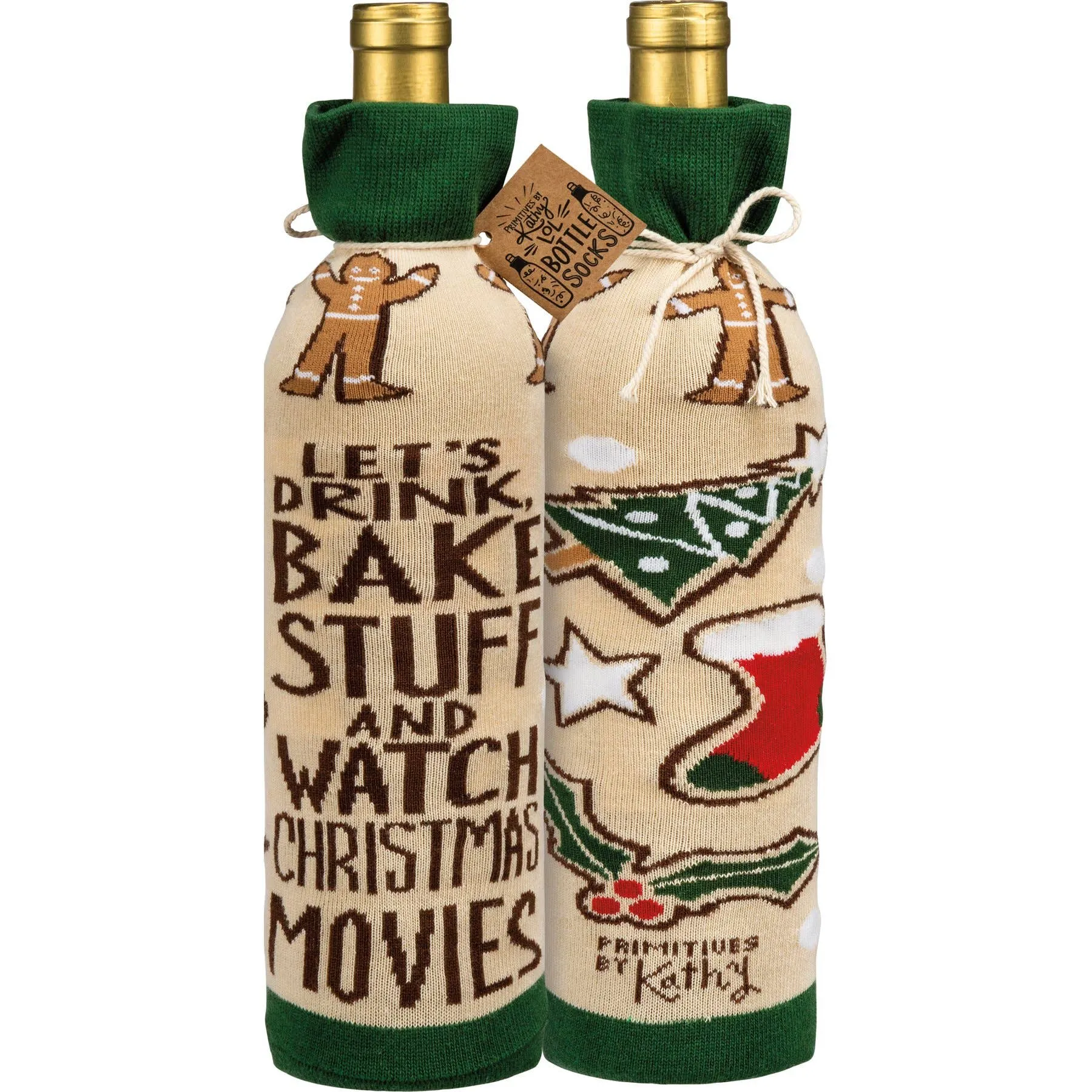 Let's Bake Stuff And Watch Movies Bottle Sock Cover